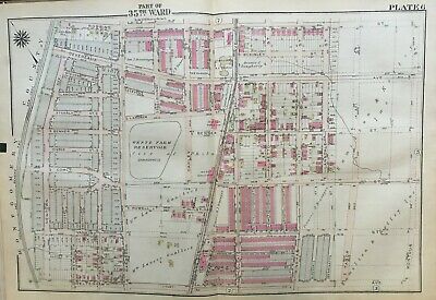 1927 LAWNSDALE PHILADELPHIA PA LAWNCREST PARK ST. WILLIAMS CHURCH ATLAS MAP