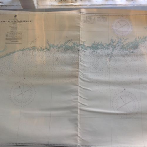 1943 Gulf Of St.Lawrence,CA -St.Mary To Natashquan Pt. Nautical Map #4442