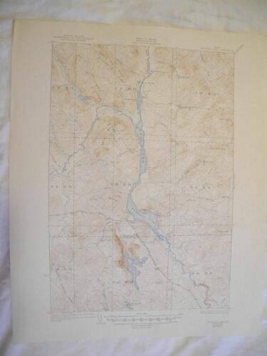 1947 Umsaskis Lake, ME Maine USGS Topographic Topo Map 2