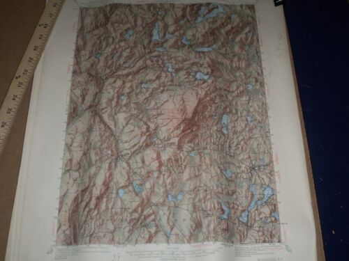 1950'S U.S. DEPT OF INTERIOR & ARMY ENGINEERS NEW HAMPSHIRE MAP LOT OF 15 - O 3B