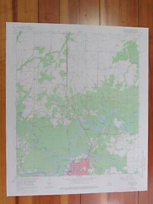 Moss Bluff Louisiana 1968 Original Vintage USGS Topo Map
