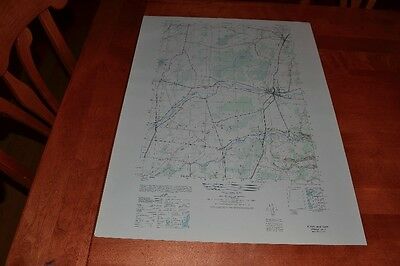 New York vintage 1940's Army topographic map, Adams NY