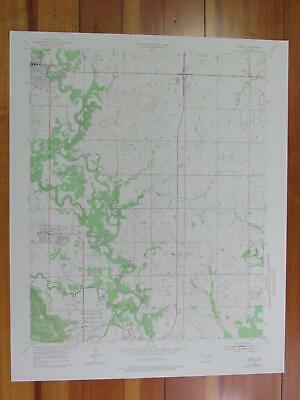Sperry Oklahoma 1975 Original Vintage USGS Topo Map
