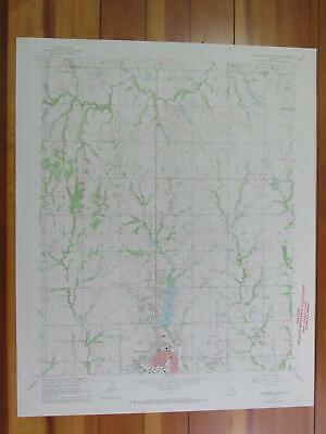 Stillwater North Oklahoma 1968 Original Vintage USGS Topo Map