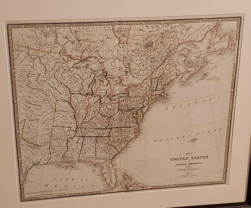 1843 The United States of North America with the British Territories by Wyld
