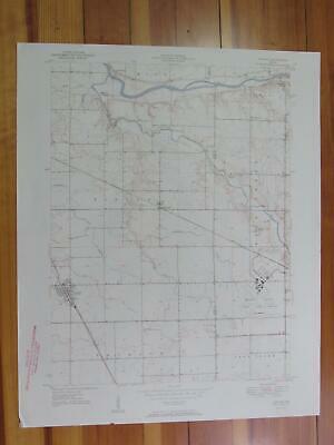 Onward Indiana 1951 Original Vintage USGS Topo Map