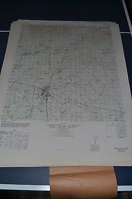 1940's Army topo map Bracketville Texas Sheet 5943 I