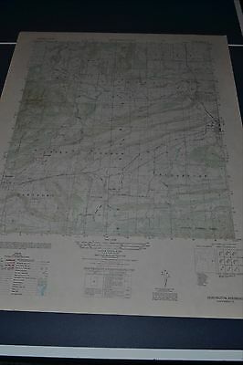 1950 Army Topo map Huntington Arkansas Sht 7154 III SE w/ Aerial Photo