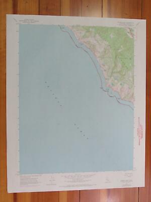 Double Point California 1972 Original Vintage USGS Topo Map