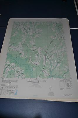 1940's Army topo map Henry South Carolina -Sheet 5151 III NW