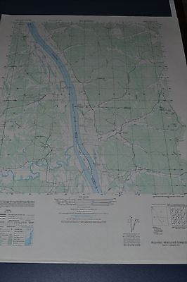 1940's Army  map Rushing Kentucky -Sheet 3357 II NE Murray