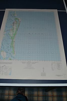 1940's Army topo map Fernandia Florida Sheet 4745 III
