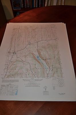 1940's Army topographic map Tulley  New York -Sheet 5769 I SE