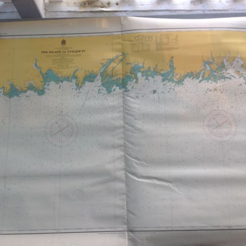 1934 Gulf Of St.Lawrence -Fog Island To Curlew Pt.  Nautical Map #453