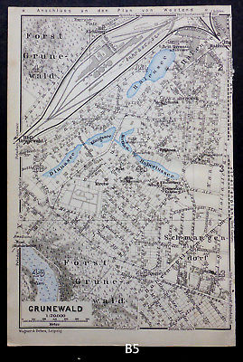 1914 BERLIN MAPS (B5) 
