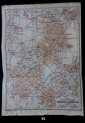 1914 BERLIN MAPS (B1) 