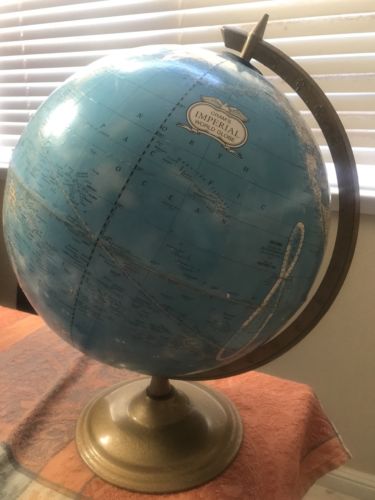 Vintage 50s-70s CRAMS IMPERIAL WORLD GLOBE -17