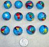 12 Mini Tin World Globes