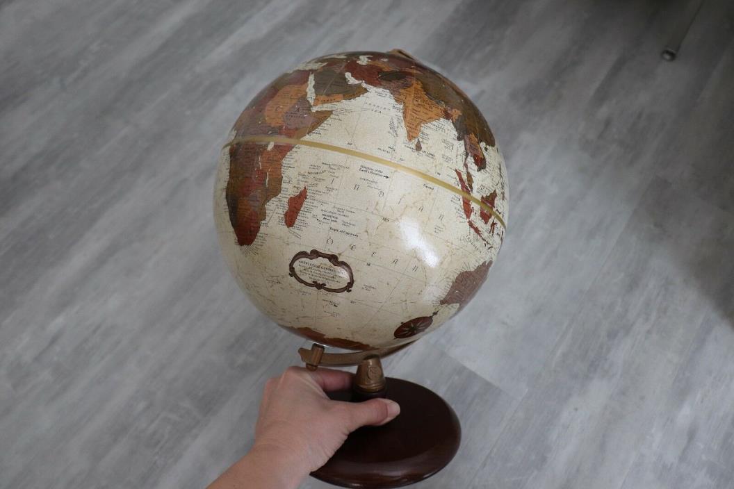 REPLOGLE 9 Inch Diameter Globe - in brown hues