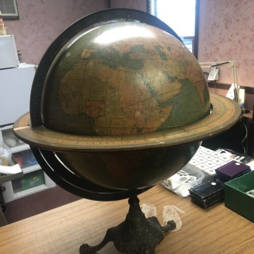 W & A.K Johnston Antique 18” Globe