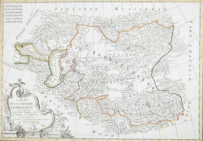 1778 Turkmenistan Bonne Antique Map