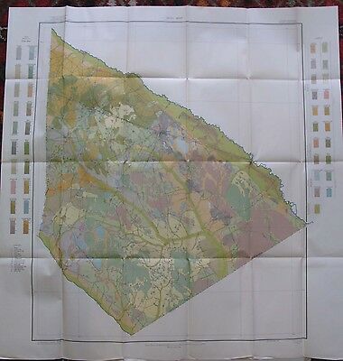Color Soil Survey Map Bamberg County South Carolina Olar Denmark Ehrhardt 1913