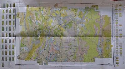 Folded Color Soil Survey Map  Gordon County Georgia Calhoun Ranger Lilypond 1913