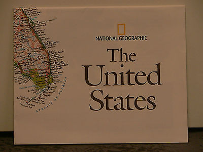 2006 National Geographic Map of the United States the History of the Land