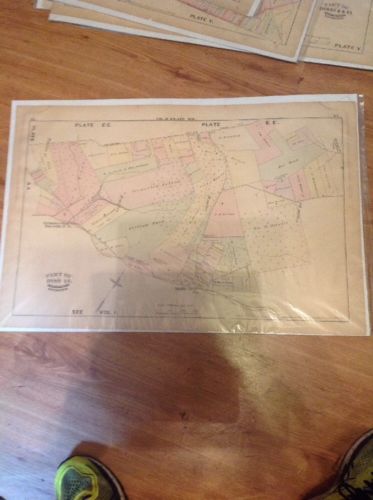 1877 G.M. Hopkins,Middle River Sta.Rossville Philadelphia Rd Map