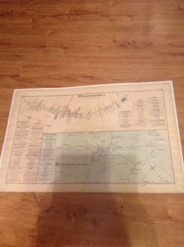 1877 G.M. Hopkins, Reisterstown And Randalstown Maryland Maps