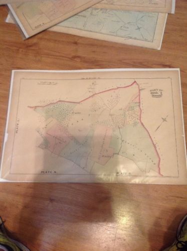 1877 G.M. Hopkins, John Carroll Property Dover Road Map
