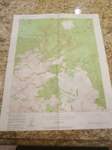 Sheridan Mountains Quad AZ Topo Map 1947 15 Minute Series