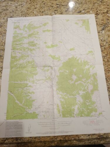 Simmons Quad AZ Topo Map 1947 15 Minute Series