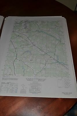 1940's Army topographic map Nebletts Mills Virginia -Sheet 5558 II SW