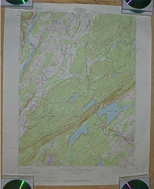TWO TOPOGRAPHIC MAPS OF WESTERN NEW JERSEY
