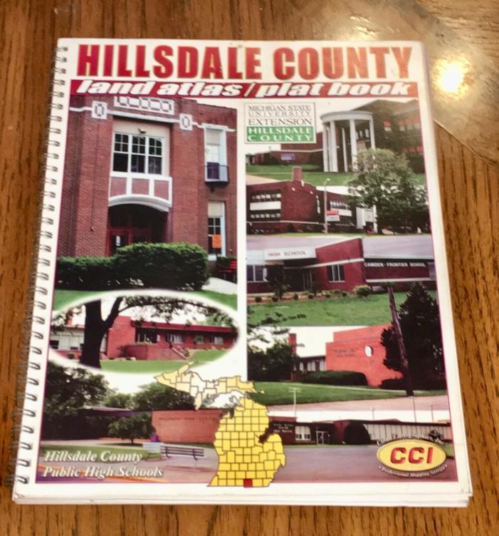Hillsdale  COUNTY LAND ATLAS & PLAT BOOK  2000  -  cloud cartographics Publisher