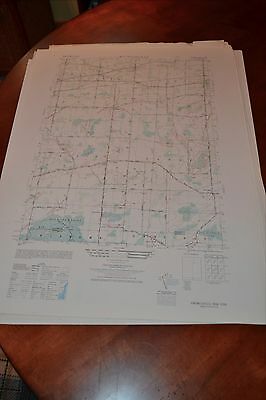 1940's Army (like USGS) topographic map Knowlesville  New York -5370 III NE