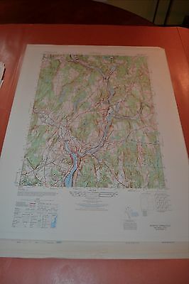 1940's Army (like USGS) topographic map Norwich Connecticut -Sheet 6567 II SE