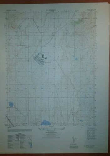 1940's Army map Elsmere Colorado Sheet 5061 I SW Peterson Field (Air Force Base)