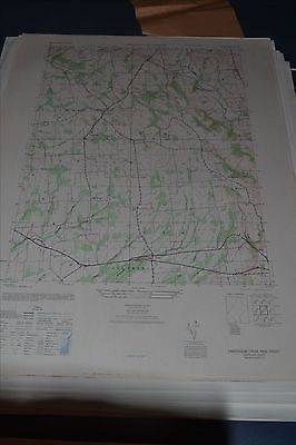 1940's Army (like USGS) topo map Cakepoulin Creek New Jersey 6065 III SW
