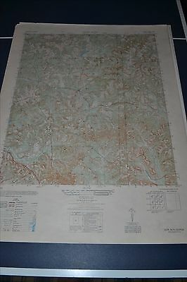 1940's Army Topo  Photo map Glen Alta Georgia (like USGS) 4048 I SW Fort Benning