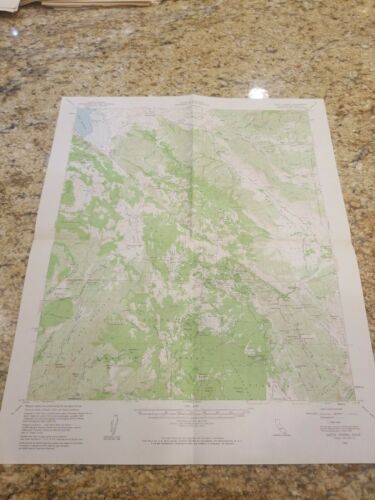 Santa Ysabel CA Quad Topo Map 1960 15 Minute Series