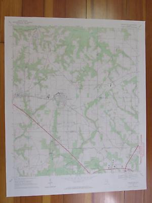 Midland City Alabama 1971 Original Vintage USGS Topo Map