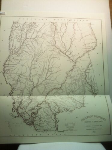 Colleton District Map of South Carolina (Robert Mills1820) 28