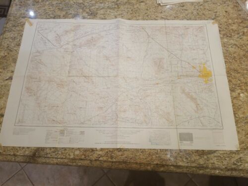 Phoenix AZ Topo Map 1960 scale 1:250000