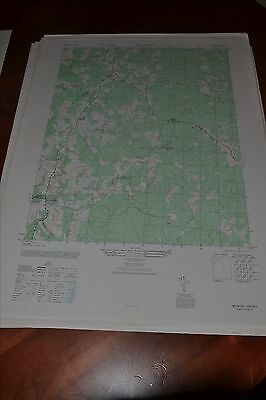 1940's Army topographic map Belmont Virginia -Sheet 5460 III NE