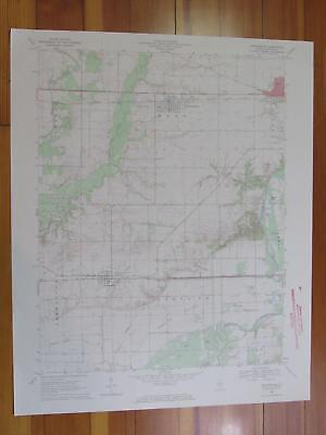 Beckemeyer Illinois 1971 Original Vintage USGS Topo Map