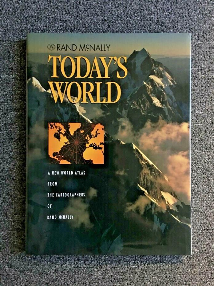 Today's World: A New World Atlas from the Cartographers of Rand McNally (HC) NEW