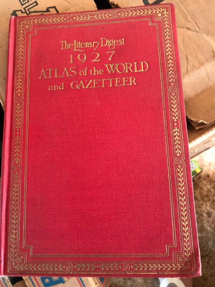 Atlas of the World andd Gazetteer 1927