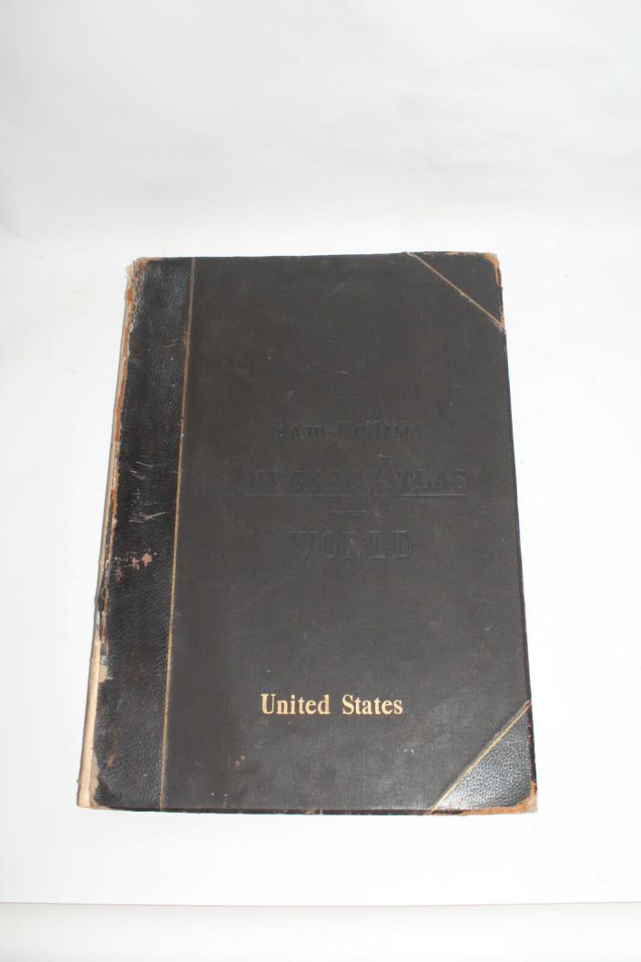 1894  Rand, McNally & Co. index atlas of the world
